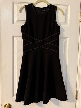 White House Black Market Sleeveless Fit-and-Flare Mini Dress